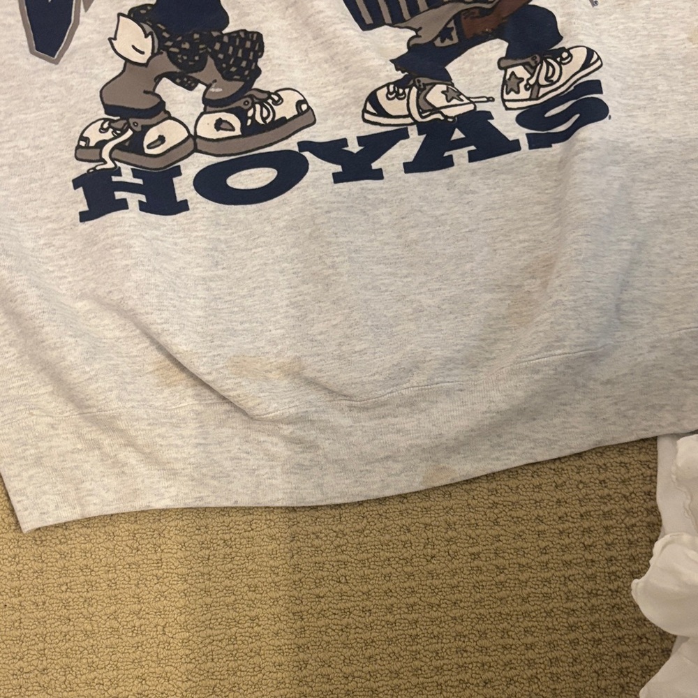 American Vintage Light Gray Georgetown Graphic Sweatshirt - Picture 3 of 4